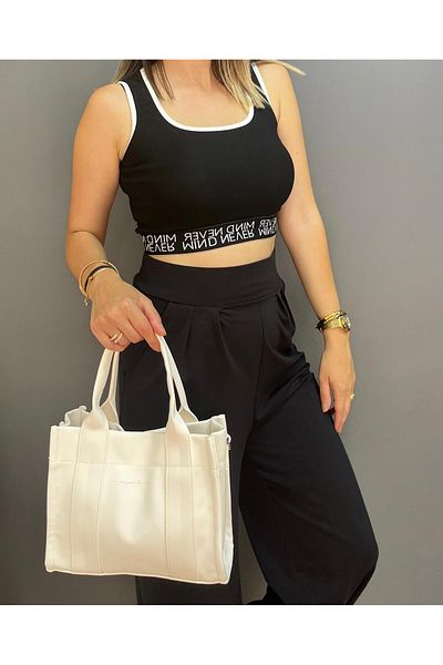 citycenterfashion Geantă tote Bonnie pentru femei - Geantă de umăr și crossbody din piele artificială cty-lbn-9220