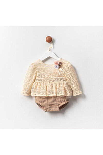 Ma Moi Baby Camelia Dantelli Kız Bebek Romper