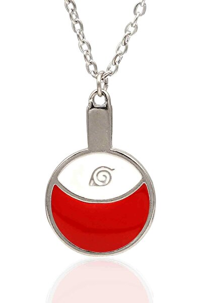 kolbi قلادة رمز ناروتو اوتشيها - سلسلة كلاسيكية باللون الفضي