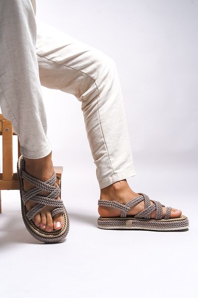 Riccon Heilrith Herren Sandalen -0012102 Modell Nerz