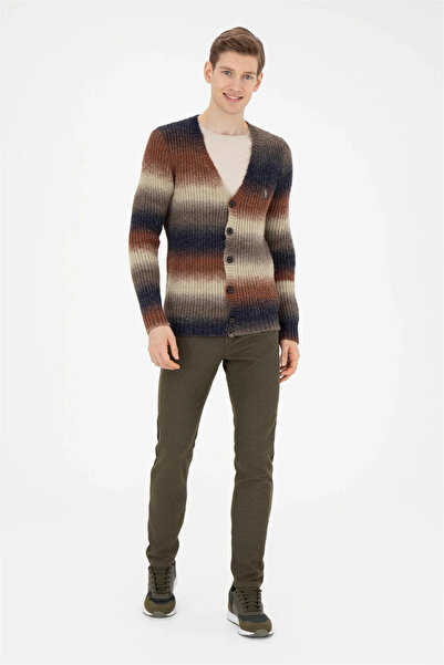 U.S. Polo Assn. U.S. POLO ERKEK SLİMFİT CHİNO SPOR PANTOLON 1679733 ARETO 029 KAHVE