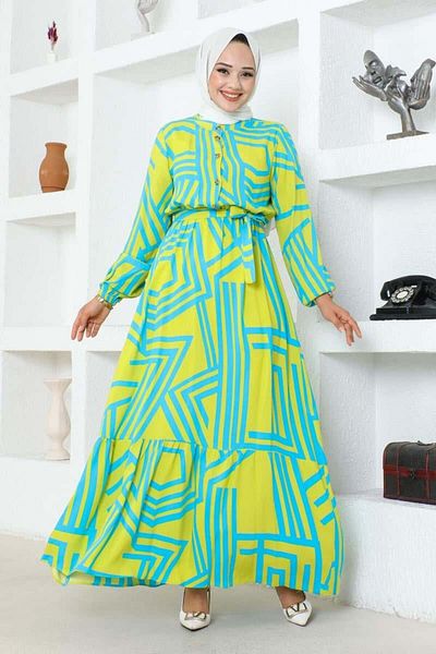 SGS ACID Striped Viscose Dress