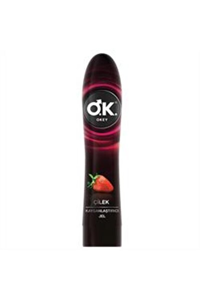 Okey ( KİL MASKESİ HEDİYE ) Okey Çilekli Kayganlaştırıcı Jel 100ml ( 1 ADET )