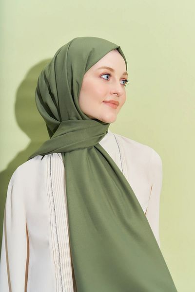 Modakaşmir شال MK Mien لون كاكي