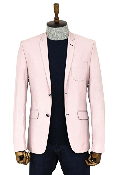 Wessi Dirsek Modelli Krem Slim Fit Ceket - Wessi
