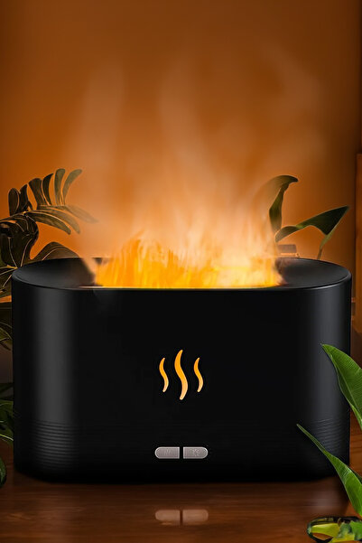 Genel Markalar Dekor Hediye Hava Nemlendirici Alev Lambası Şömine Difüzör Buh...