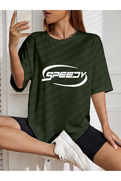 LOTS MODA Μπλουζάκι Speedy Printed Oversize