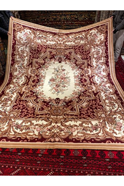 RD RAMAZAN DAĞ EL HALI SANATI El Dokuma Feshane Halısı İpek Yün Karışımı Ebat...