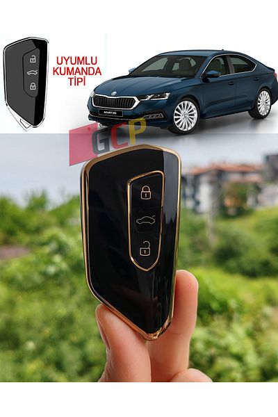 GCP German Car Parts Octavia A8 Black Key Case - Accessory Modified