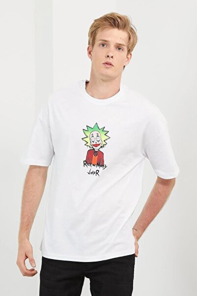 Figo Ανδρικό μπλουζάκι Oversize με στάμπα