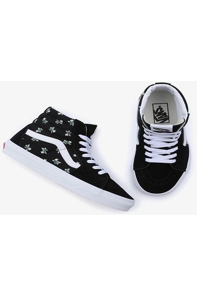 Vans Women Sk8 High Lace Up Skate Shoes, Black