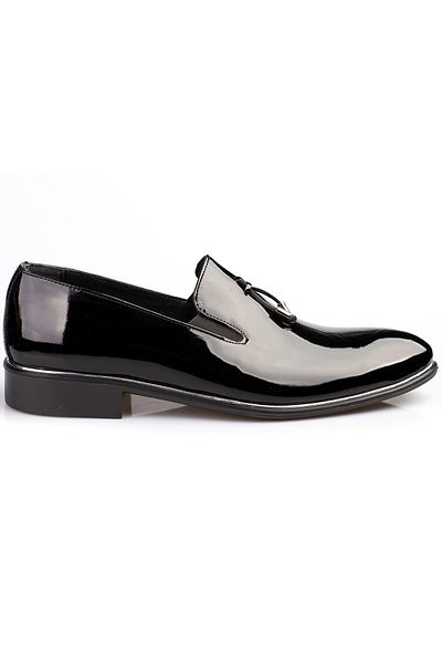 maximoda Pantofi clasici pentru bărbați - Piele lacuită și piele de căprioară