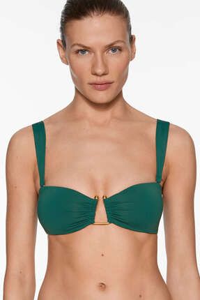 Bandeau bikini groen clearance