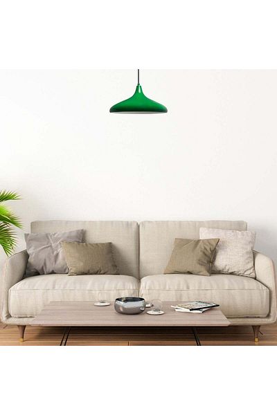 Bamyum Champion 35cm E27 Grün Pendelleuchte