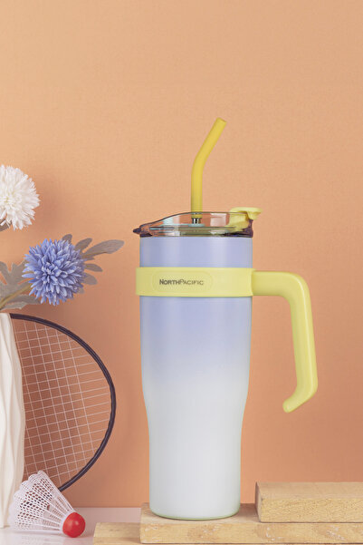 North Pacific Pipetli Renkli Termos