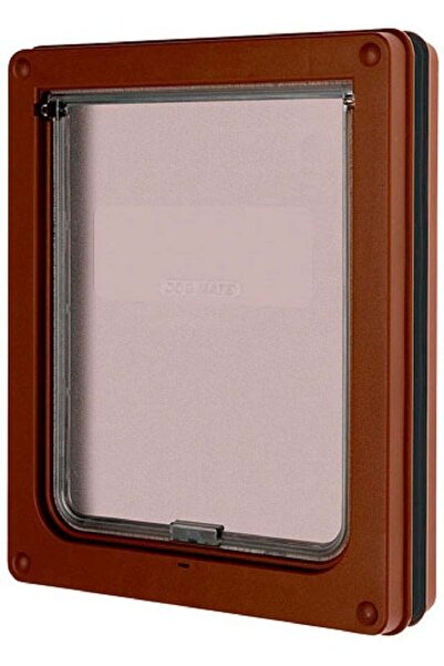 Petmate Köpek Kapısı M 2 Yollu kapı 277 x 224mm Kahve