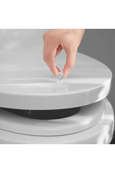 LOVYCO Klozet Kapağı Tutacağı Kristal Tasarımlı Klozet Kaldırma Aparatı Klozet Tutucu Hijyenik 1 Adet