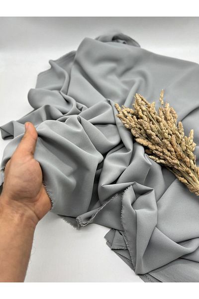 Kumaş Sevdası Ayrobin Soft Crepe Ferace - 150CM, Δεν εμφανίζεται εσωτερικά, Απαλό, Μη ζαρωμένο Πουκάμισο με φούστα