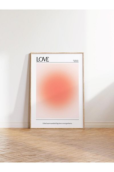 Postifull Αφίσα χωρίς πλαίσιο, Σειρά Aura NO:67 - Love, Angel Numbers, Έγχρωμη αφίσα