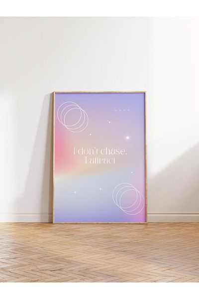 Postifull Aura Series NO:213 - Energy Pink and Purple Aura, Angel Number, Έγχρωμη αφίσα χωρίς πλαίσιο