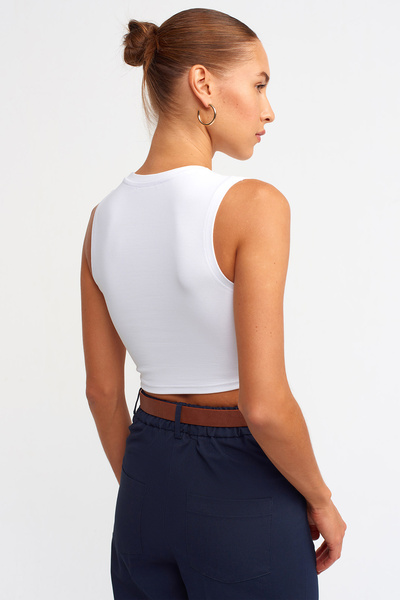 Dilvin Γυναικείο T-shirt Cotton Crop - 30125