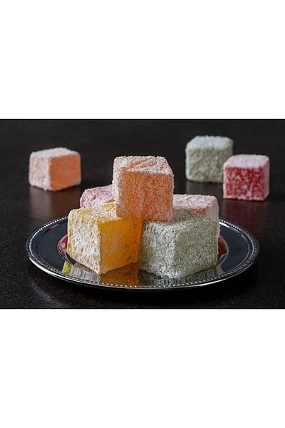 Aktürk Double Roasted Turkish Delight with Coconut and Fruit - Gift and Festive