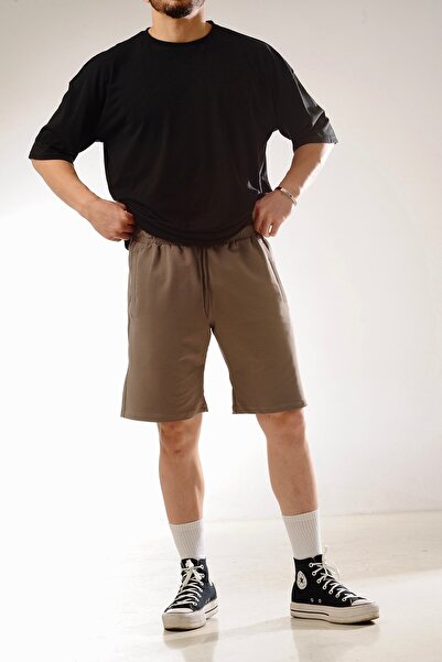 BÜYÜKKOL Cotton Two Thread Knitted Shorts