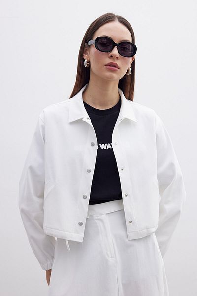 Manuka Bunda Ecru Gabardine - design s límečkem