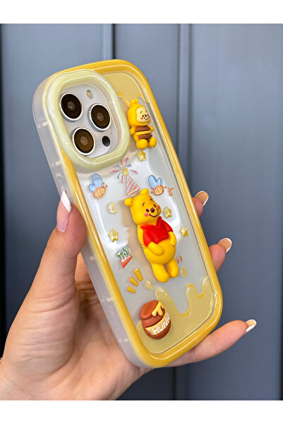 OSG iPhone 14 Pro Max Compatible 3D Character Patterned Shock Absorbing Luxury Full Protective Case