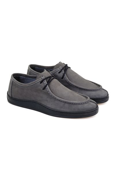 Desa Ανδρικά δερμάτινα casual παπούτσια Amya Grey