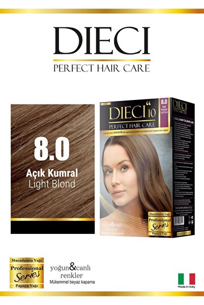 Dieci Kit Saç Boyası 8.0 Açık Kumral