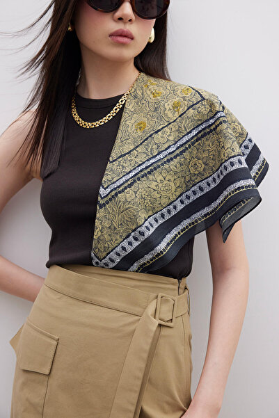 Manuka Bavlněný vzorovaný šátek Nany