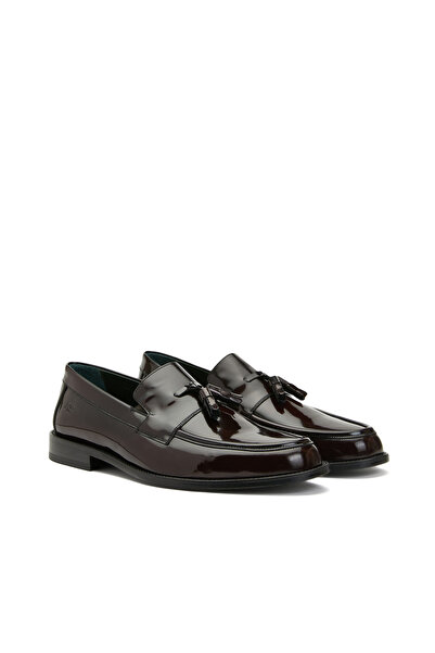 George Hogg Bordo Erkek Deri Loafer