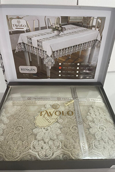 TAVOLO UNIQUE Luxurious Linen Eating Table Cover with Color