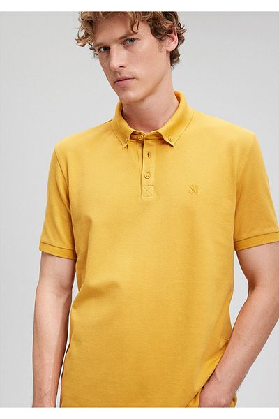 Mavi Κίτρινο μπλουζάκι πόλο - Slim Fit, Slim Fit063247-30719