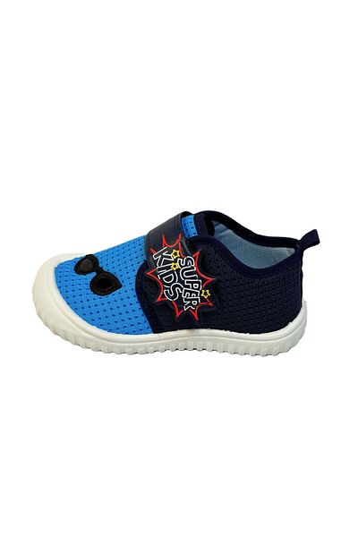 GEZER Papuci cu velcro respirabili pentru băieți și fete - Pânză zilnică pentru acasă, școală și în aer liber