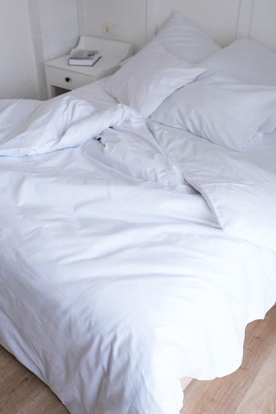 Lawon San Marino Series 100% Cotton Satin Double Hotel Bed Sheet Set