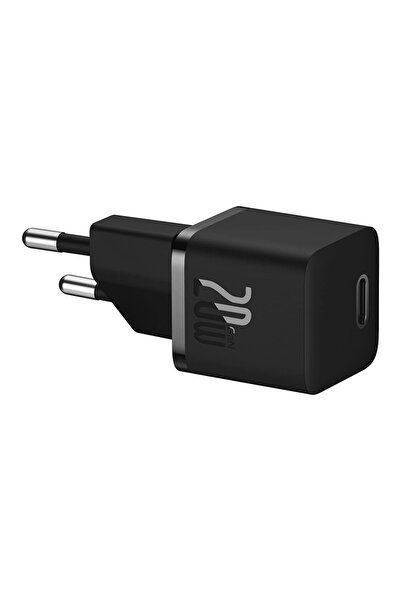 Baseus GaN5 Mini Type-C Girişli 20W Hızlı Şarj Cihazı Tüm Seri Uyumlu