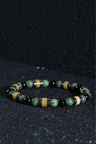 Ssilhoutte Doğaltaş سوار مجوهرات من حجر اليشم الطبيعي المعتمد للنساء والرجال ...