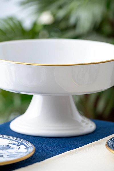 ACAR 23.5 cm Freesia Footed Salad Bowl
