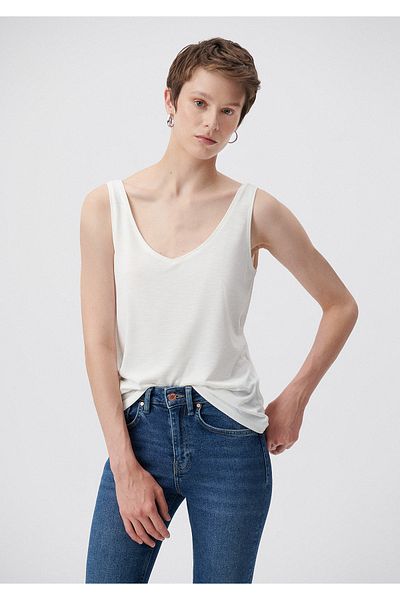 Mavi Λευκό εσώρουχο Lux Touch Slim Fit / Στενή κοπή 1610423-81964