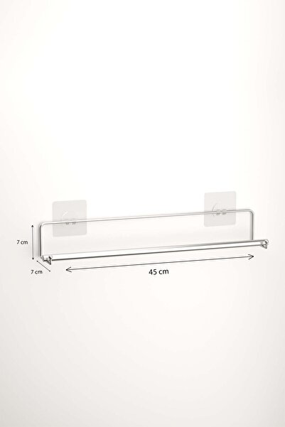 Tekno-tel Teknotel Chrome ST160 - Adhesive and Hooked Towel Holder