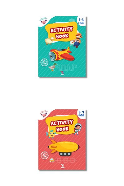 yeti kitap كتب الأنشطة الإنجليزية الأولى للأطفال من عمر 2 إلى 4 سنوات - كتب الأنشطة لعمر 2-3-4 سنوات