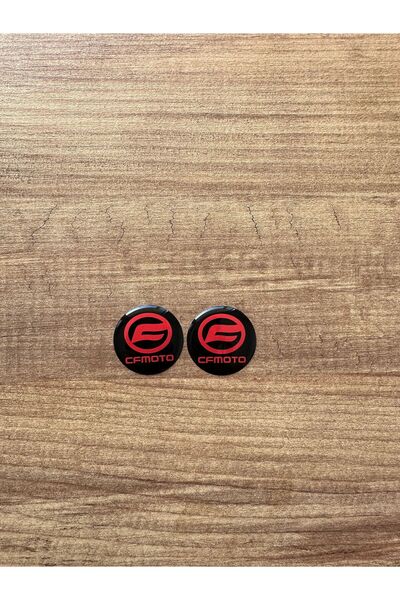 Phoenix CF MOTO 3.5 x 3.5 CM 2 ADET DAMLA STİCKER KIRMIZI SİYAH ÇIKARTMA MOTO...