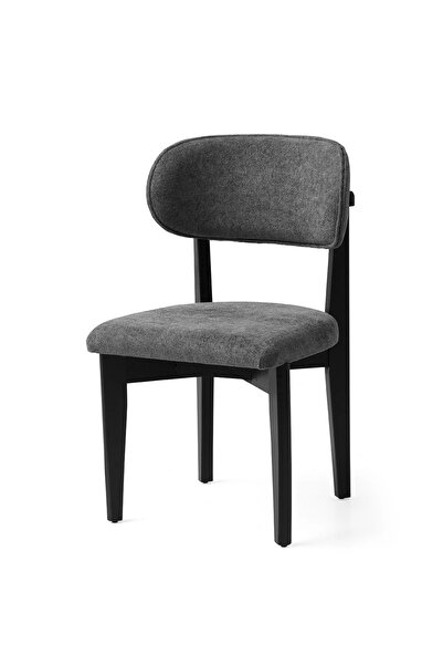 Evistro YLN Ahşap Gürgen Gövde Salon Balkon ve Mutfak Sandalyesi 6 ADET EKRU-KAHVE