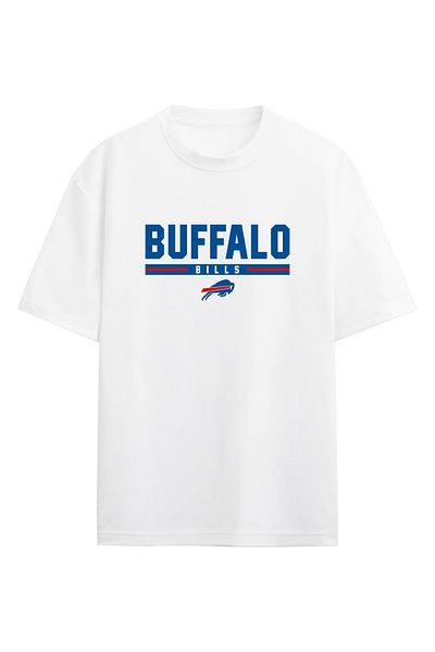 BA Sportswear تي شيرت NFL Buffalo Bills لكرة القدم الأمريكية مقاس كبير