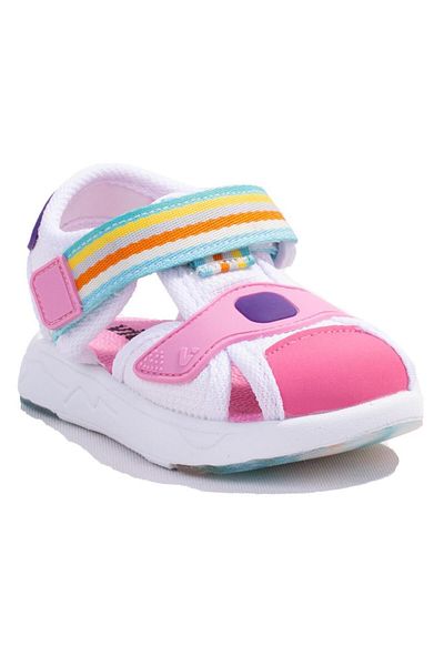 Vicco Flow II 332P24Y202CN - Orthopedic White Pink Girl's Sports Sandals