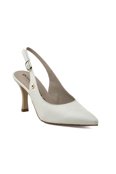 Donna Serena Donna Serena Vitello Pelle Bianco Women's Stiletto 1L4729Dp