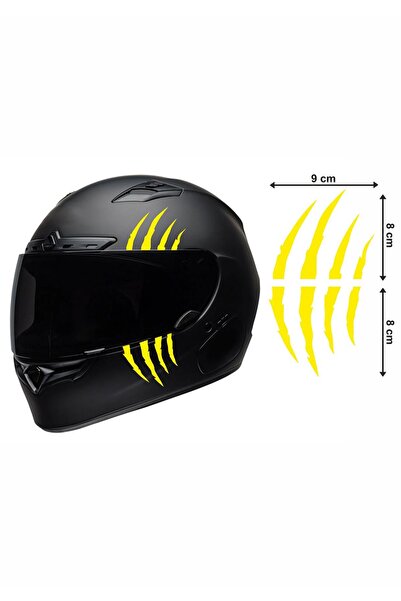 HMNL Motorsiklet Kask Pençe Sticker 9x16 cm