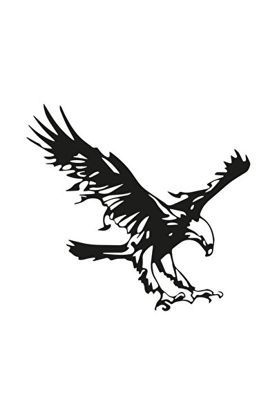 HMNL Uçan Kartal Oto Sticker, Motorsiklet Sticker, Kask Sticker 16 X 15 Cm